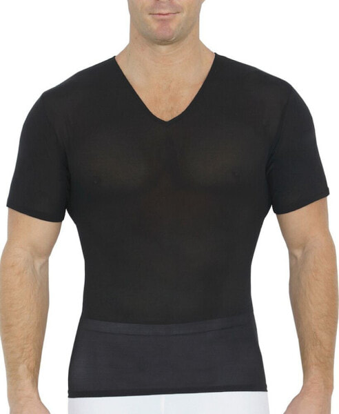 Men's Power Mesh Compression Short Sleeve V-Neck T-shirt