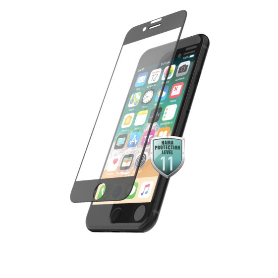 Защитное стекло Hama для Apple iPhone 6/6s/7/8/SE 2020 черное