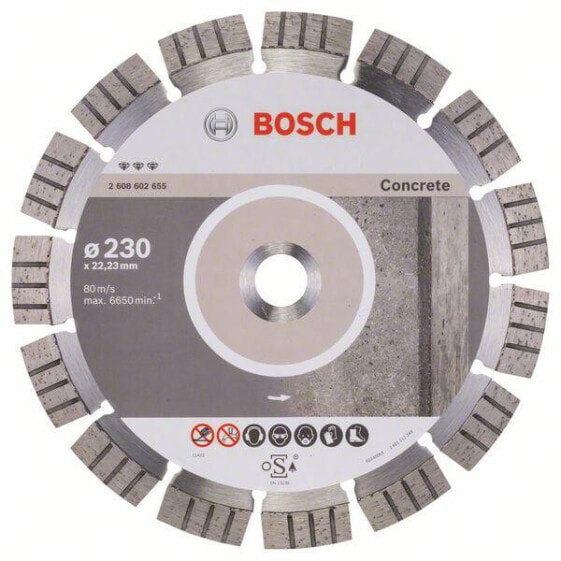 Bosch Diamanttrennscheibe Best for Concrete 230 x 22,23 x 2,4 x 15 mm