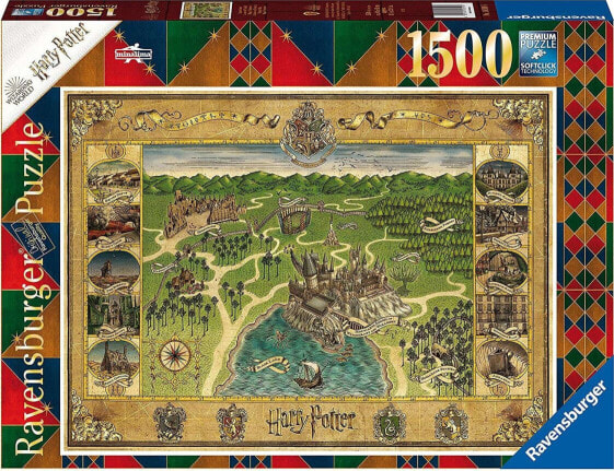 Tm Toys Puzzle Mapa Hogwartu