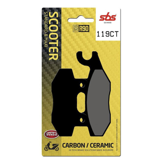 SBS Hi-Tech Street 119CT Carbon Ceramic Brake Pads