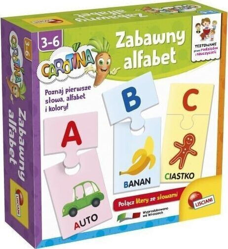 Игрушка развивающая Lisciani Carotina Zabawny alfabet