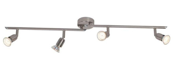 SpecTek Brilliant Loona - Surfaced lighting spot - GU10 - 4 bulb(s) - LED - 3000 K - Nickel