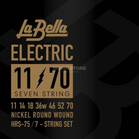 La Bella HRS-75 E-Guitar Strings 011-070 7-string, Nickel