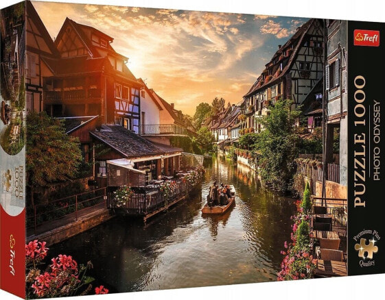 Trefl Puzzle 1000 elementów Premium Mała Wenecja Colmar Francja