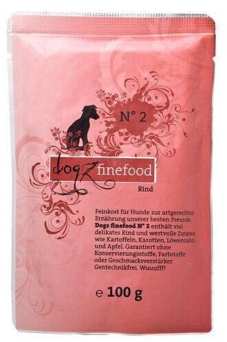 Dogz Finefood N.02 Wołowina saszetka 100g