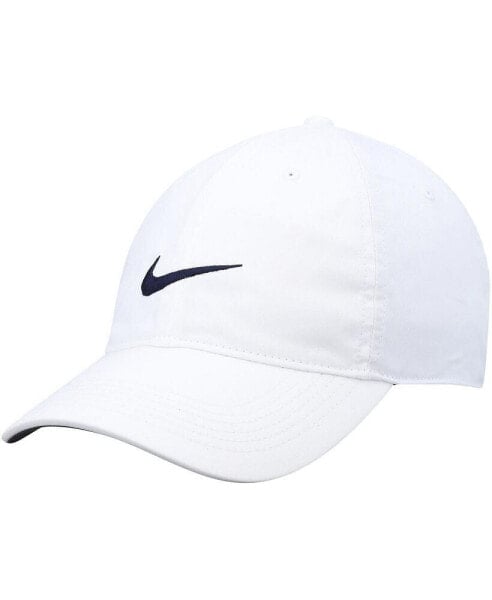 Men's White Heritage86 Logo Performance Adjustable Hat
