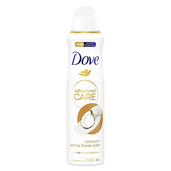 Dove Advanced Care Coconut & Jasmine 150 ml antiperspirant Deospray für Frauen