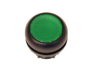 Eaton M22S-D-G, Button, Black, Green, Plastic, IP66, IP67, IP69, 29.7 mm, 29 mm