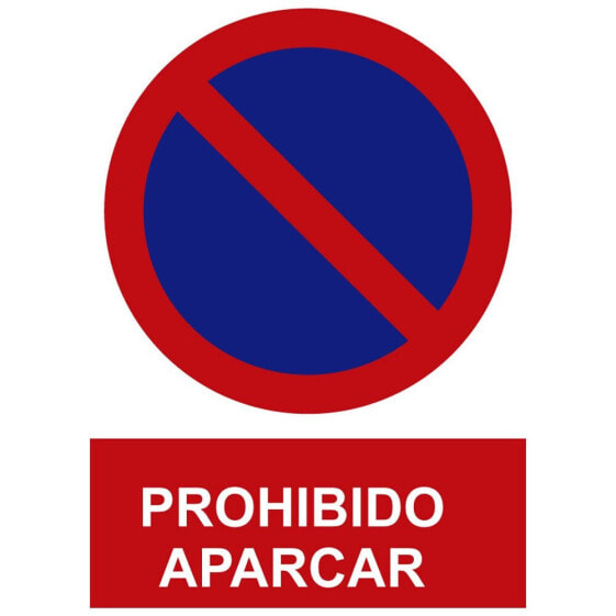 NORMALUZ Prohibido Aparcar Sign 30x40 cm