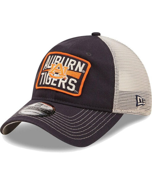 Men's Navy, Natural Auburn Tigers Devoted 9TWENTY Adjustable Hat