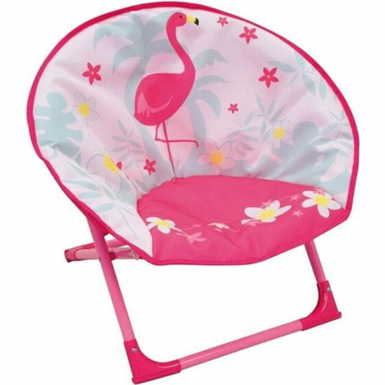 Детское кресло Fun House 53 x 56 x 43 cm Складной Розовый фламинго