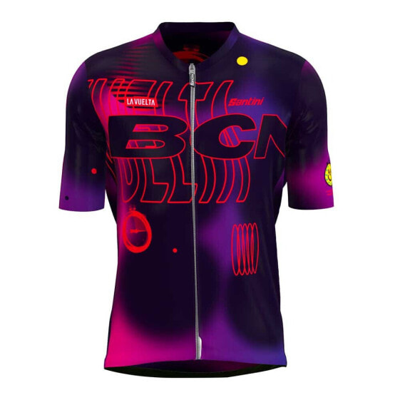 SANTINI Barcellona stage La Vuelta Official 2023 Short Sleeve Jersey