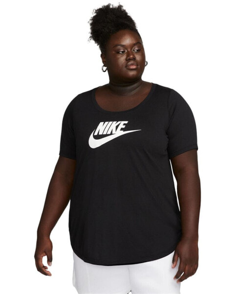 Женская блузка Nike Sportswear Essential Curved-Hem Tunic Top