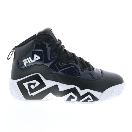 Fila MB Night Walk 1BM01747-013 Mens Black Leather Lifestyle Sneakers Shoes