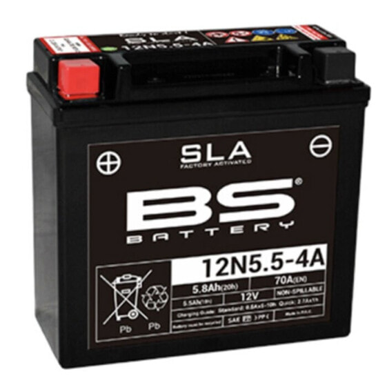 BS BATTERY 12N5.5-4A/4B sealed lead-acid battery