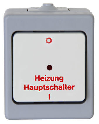 Heinrich Kopp Kopp 567348009 - Buttons - Grey,White - Thermoplastic - IP44 - 10 A - 250 V