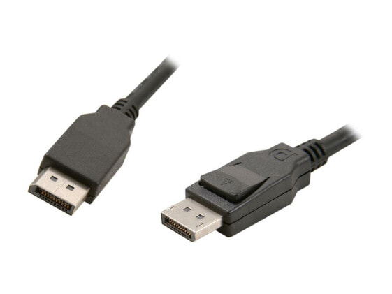 Link Depot DIS-3-MM 3 ft. Black DisplayPort Male to DisplayPort Male DisplayPort