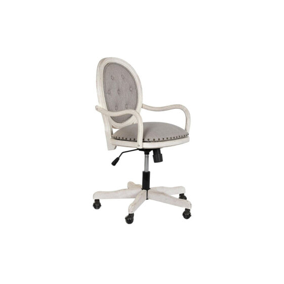 Office Chair DKD Home Decor White Light grey 52 x 50 x 88 cm