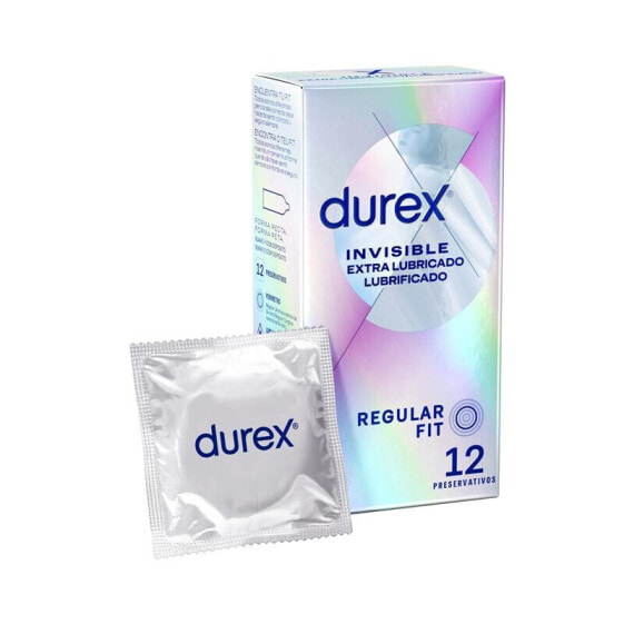 Презервативы Durex Invisible Extra Lub 12 шт