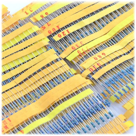 Set of resistors 1/4W 1% - 2500pcs