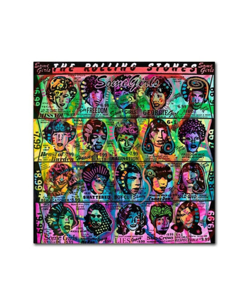 Dean Russo 'The Rolling Stones' Canvas Art - 18" x 18" x 2"