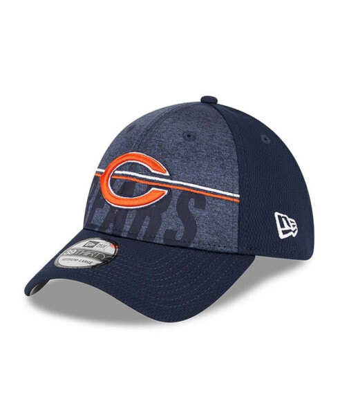 Men's Navy Chicago Bears 2023 NFL Training Camp Primary Logo 39THIRTY Flex Fit Hat