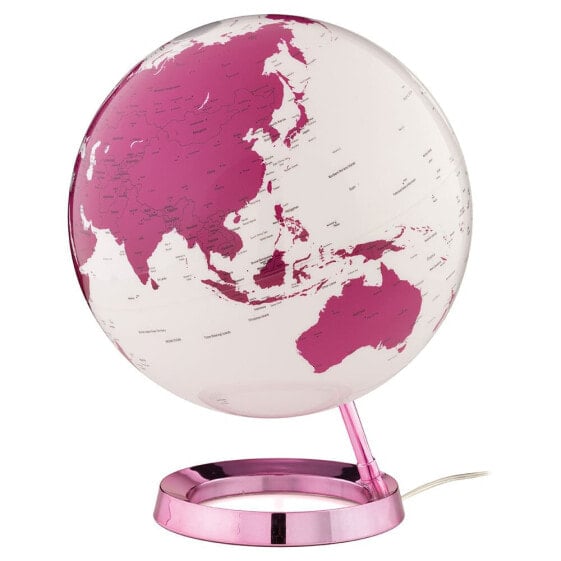 Глобус с подсветкой ATMOSPHERE L&C Горячий розовый 30 см Глобус