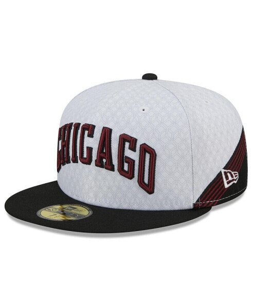 Головной убор New Era мужской черный Chicago Bulls 2022/23 City Edition Официальная 59FIFTY Fitted Hat