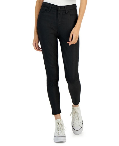 Juniors' High Rise Curvy Push Up Jeans