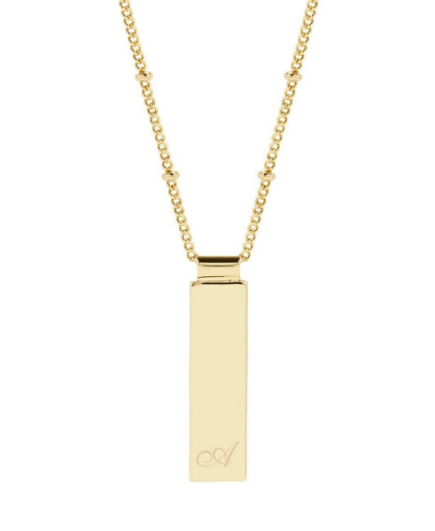 brook & york maisie Initial Gold-Plated Pendant Necklace