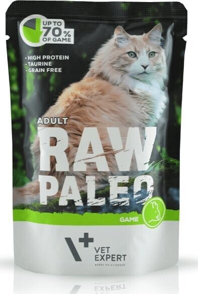 VetExpert VetExpert Raw Paleo adult cat - Dzik saszetka 100g