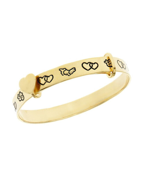 Beatrix Potter Gold Plated Sterling Silver Expander Bangle Bracelet