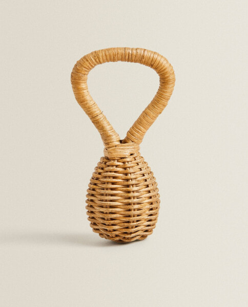 Children’s rattan rattle