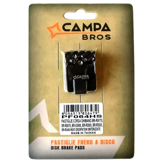 CAMPA BROS Corsa Shimano Br-R9170/Br-R8070/Br-U5000/Br-Rs805/Br-Rs505/Br-Rs405 Heat-Dissipation Sintered Disc Brake Pads