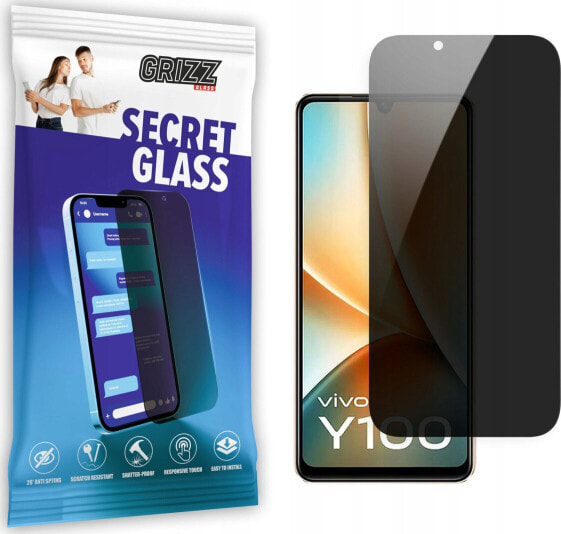 GrizzGlass Szkło prywatyzujące GrizzGlass SecretGlass vivo Y100