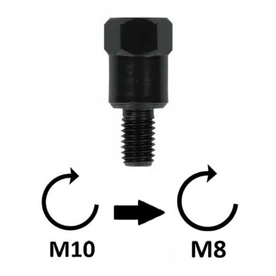 BCR M10X1.25 Rh Upper > M8X1.25 Rh Lower mirror adapter