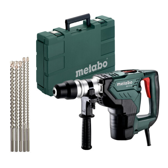 Metabo SDS-Max Kombihammer KH 5-40 im Koffer + Milwaukee Bohrerset SDS-Max 5-tlg