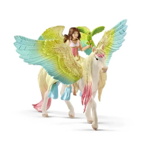Игровая фигурка Schleich Fairy Surah with a sparkling Pegasus Friends of the Unicorns (Друзья единорогов)