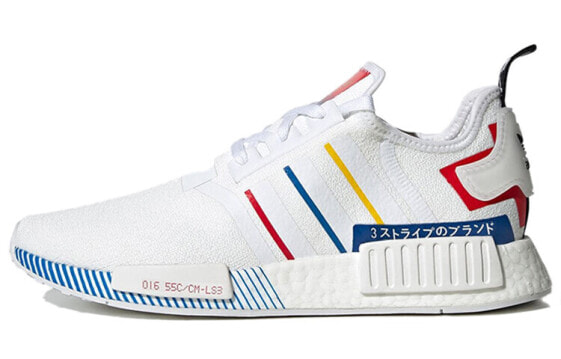 Кроссовки Adidas Originals NMD_R1 "Olympics" Белый - Унисекс