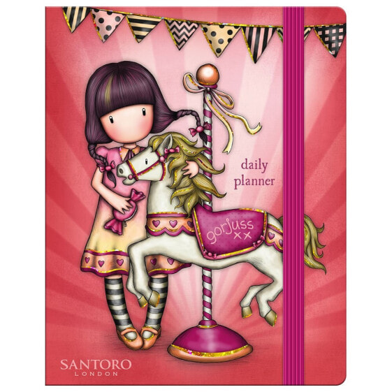 SANTORO LONDON Gorjuss™ Fairground Carousel Notebook