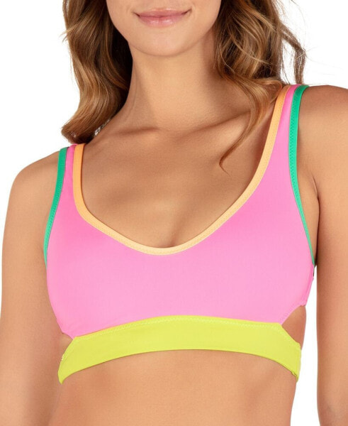 Juniors' Around The Block Bikini Top