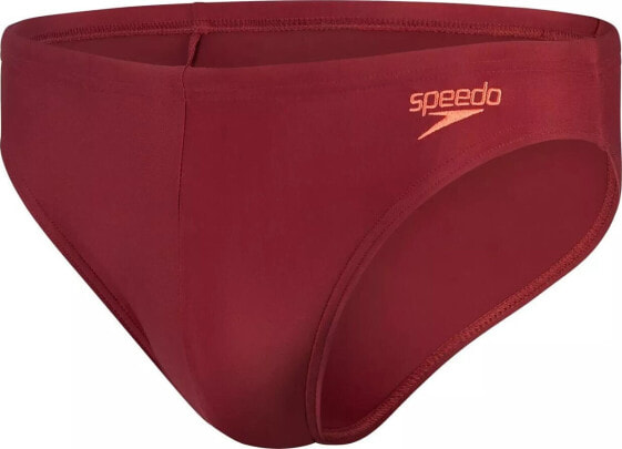 Speedo Męskie kąpielówki Speedo SOLAR 5CM BRIEF AM oxblood/soft coral rozmiar 40