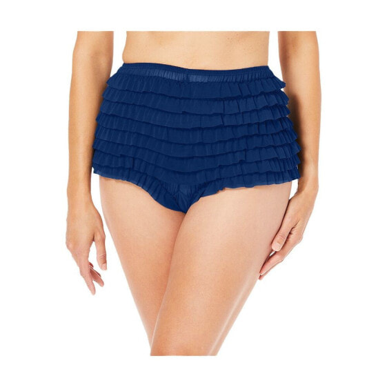 Plus Size Nylon Mesh Rumba Boy Short