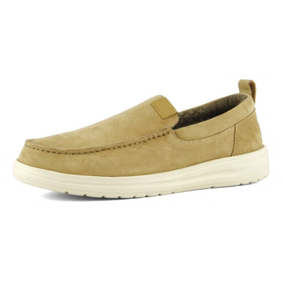 HEY DUDE Wally Grip Moc Craft Leather Shoes