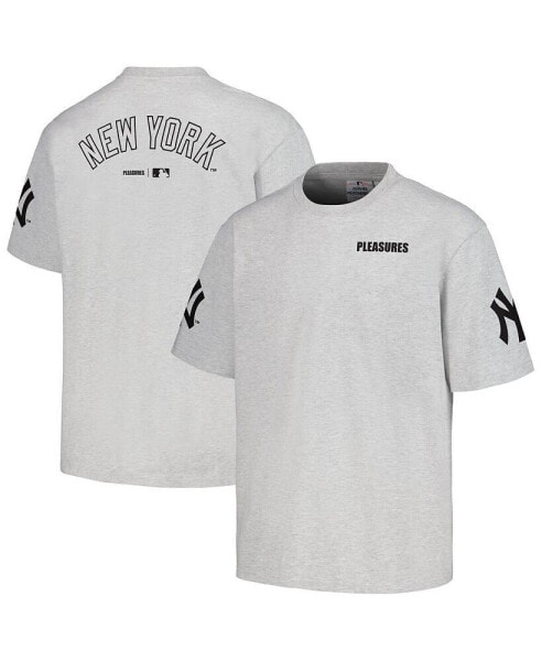 Men's Gray New York Yankees Team T-shirt