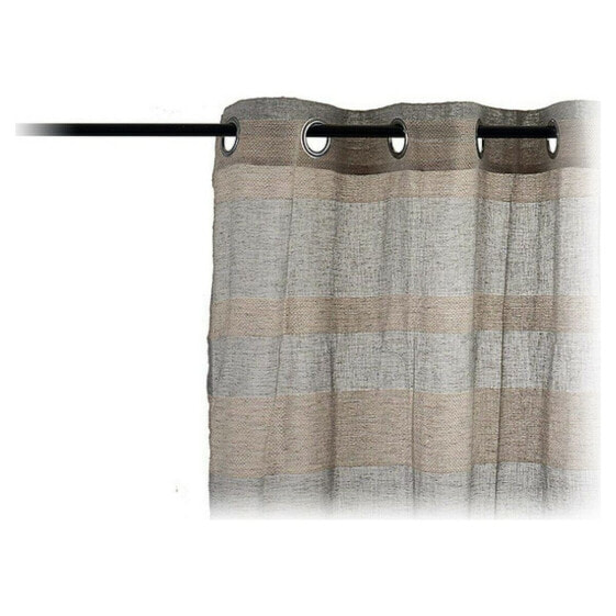 Шторы серого и бежевого цвета 140 x 0,1 x 260 см Gift Decor Curtains