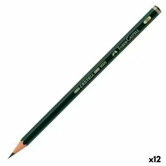 Pencil Faber-Castell 9000 Ecological Hexagonal 2H (12 Units)
