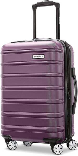 Мужской чемодан пластиковый фиолетовый Samsonite Omni 2 Expandable Hard Luggage with Swivel Wheels Omni 2 Hardside Expandable Luggage With Spinner Wheels PC, Purple