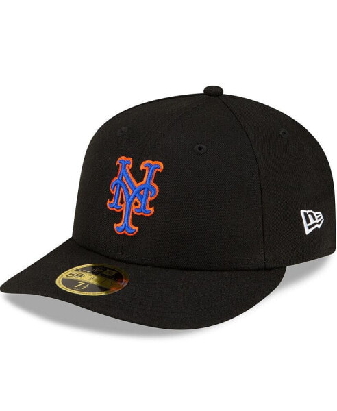 Men's Black New York Mets Authentic Collection Alternate On-Field Low Profile 59FIFTY Fitted Hat